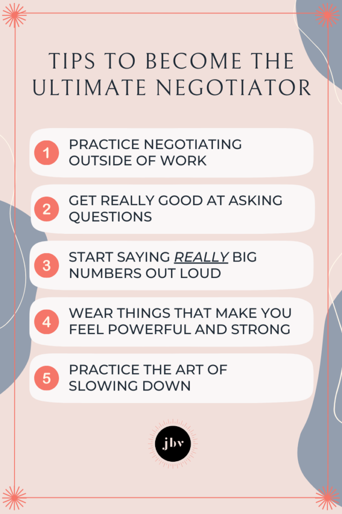 5 tips for negotiating