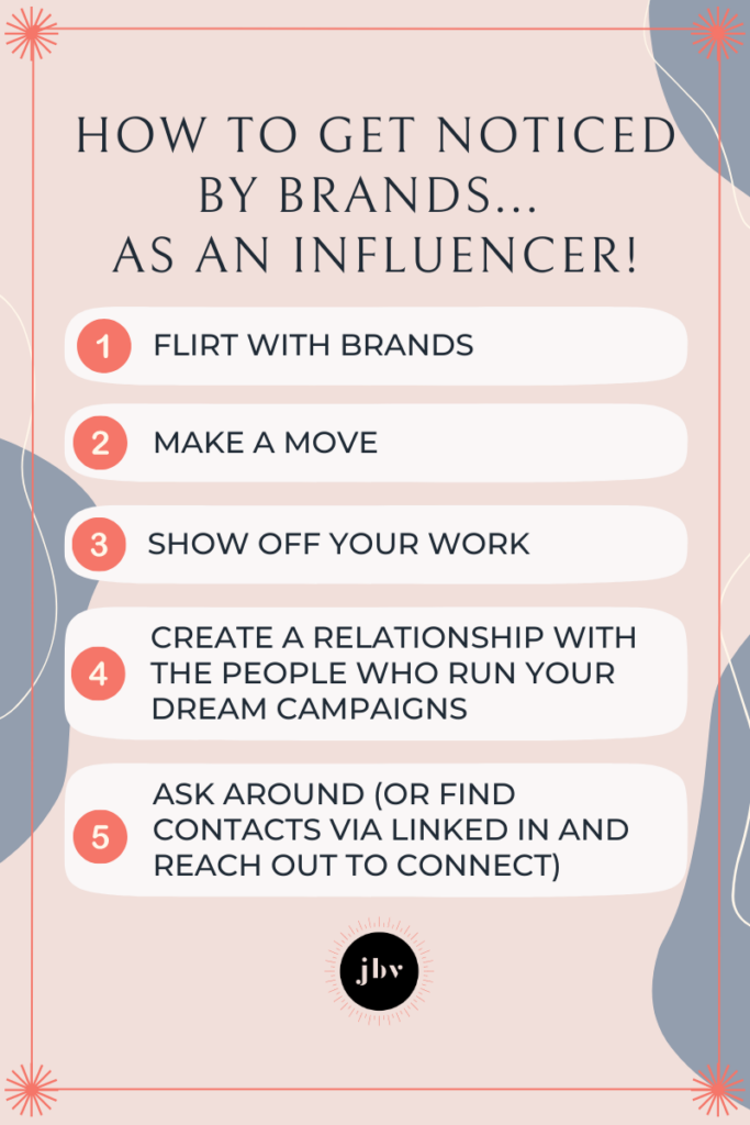 how to work with brands as an influencer