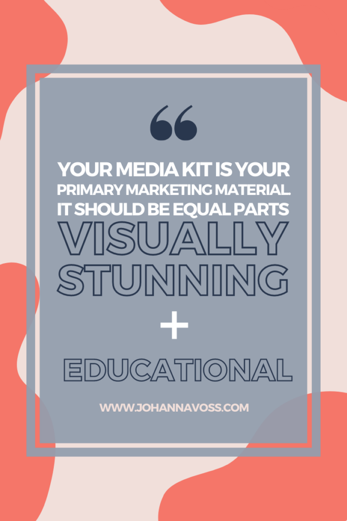 Your influencer media kit