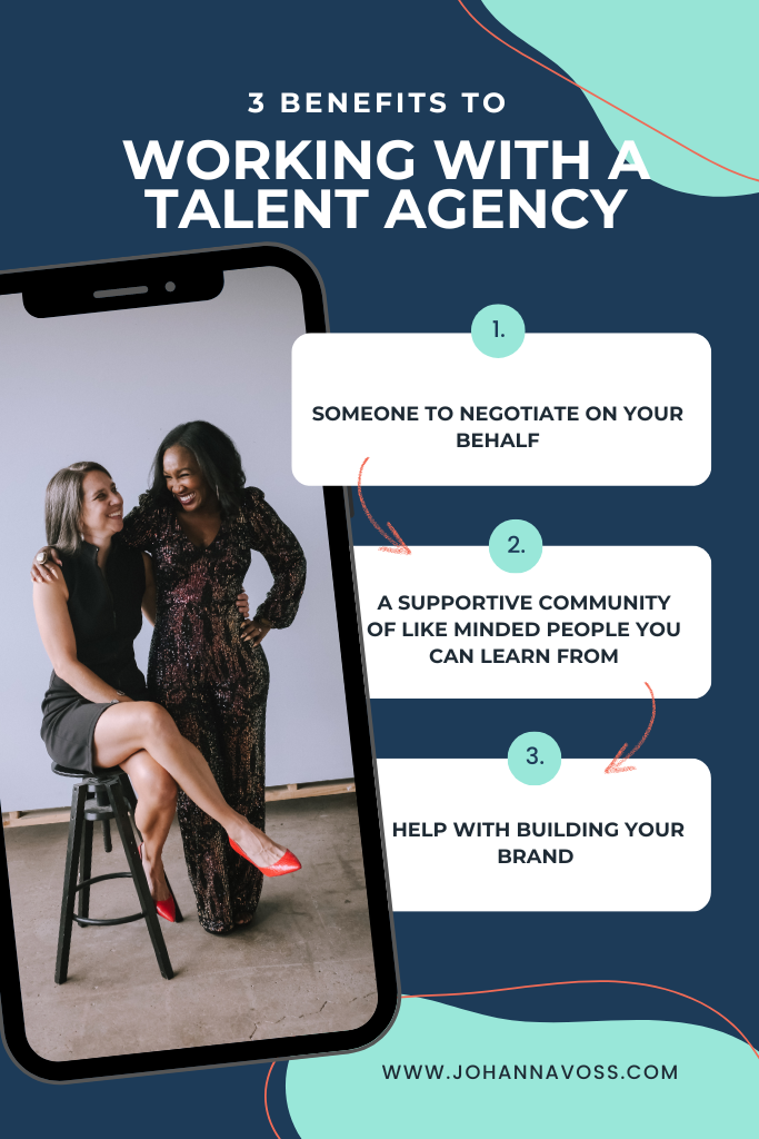 What do talent agencies do for influencers