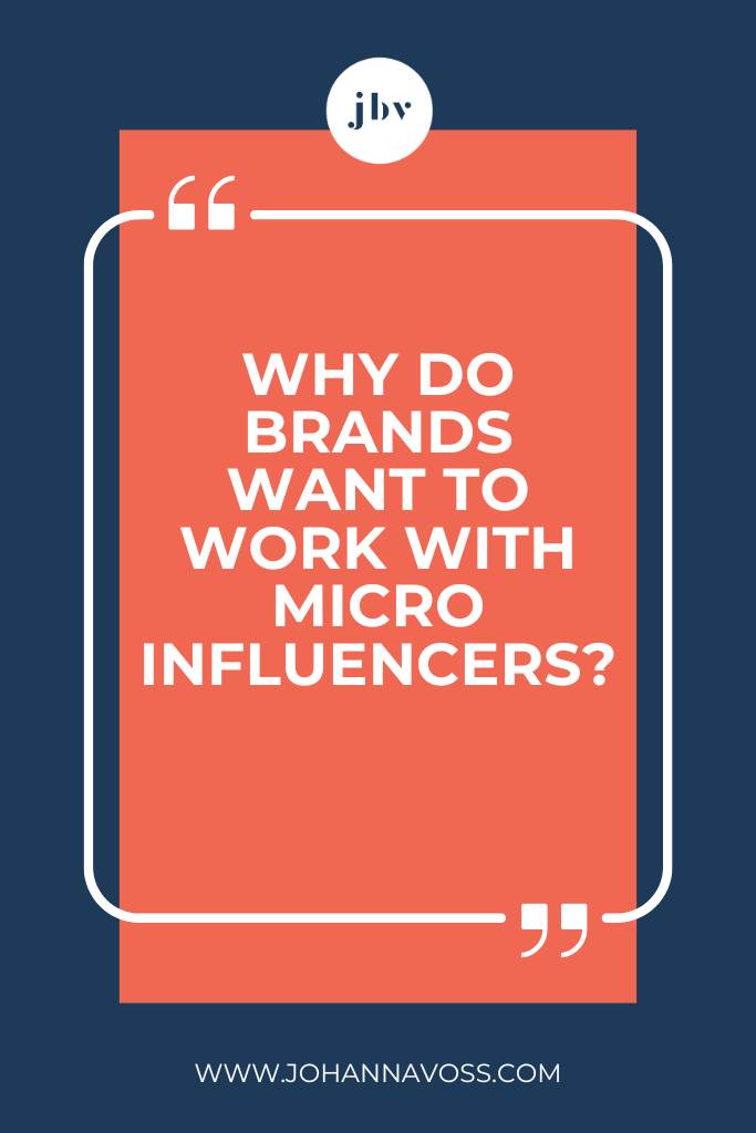 Work with brands as a micro influencer