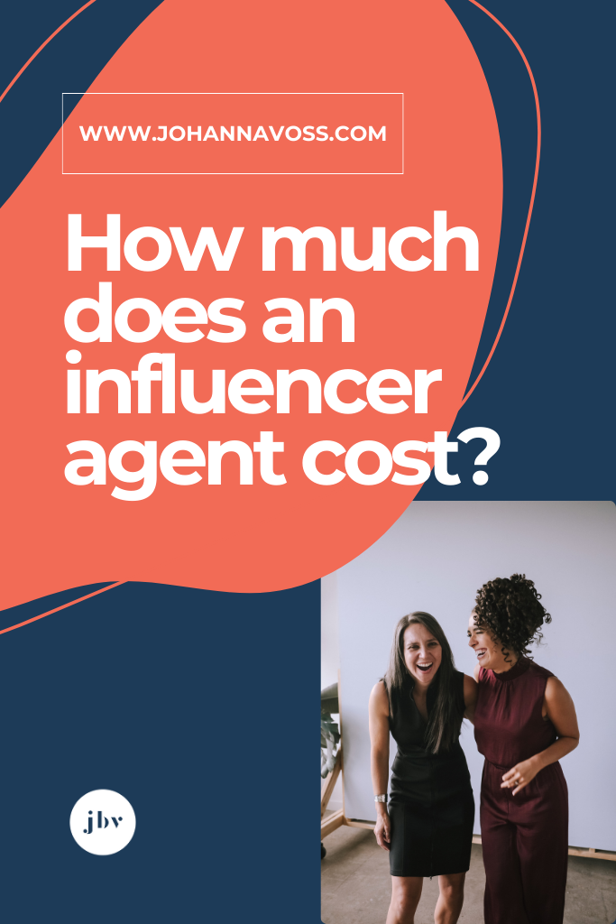 How much does an influencer agent cost