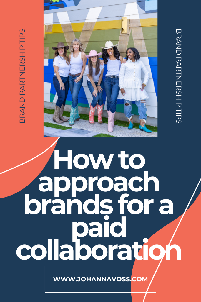 How to approach brands for a paid collaboration